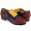 Туфлі для степу та чечітки Zelart DN-3671 розмір 34-45 коричневий 0