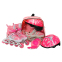 Роликовые коньки раздвижные детские с защитой и шлемом в комплекте FEI BAO SK-9456 размер 31-42 0