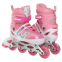 Роликовые коньки раздвижные детские с защитой и шлемом в комплекте FEI BAO SK-9456 размер 31-42 3