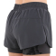 Шорты спортивные двойные 2 в 1 женские Joma INDOOR GYM 902887-100 S-XL черный 3