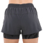 Шорты спортивные двойные 2 в 1 женские Joma INDOOR GYM 902887-100 S-XL черный 4