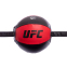 Груша пневматична на розтяжках UFC UHK-69749 20см чорний-червоний 0
