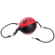 Груша пневматична на розтяжках UFC UHK-69749 20см чорний-червоний 3