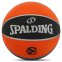 Мяч баскетбольный резиновый SPALDING TF 150 EURO TURK 84506Z размер 7 черный-оранжевый 0