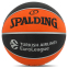 Мяч баскетбольный резиновый SPALDING TF 150 EURO TURK 84506Z размер 7 черный-оранжевый 4