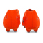 Бутсы футбольные SPORT SG-301041-3 размер 40-45 оранжевый-черный 3