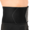 Пояс для тренажерного залу та схуднення SWEAT WAIST TRIMMER EZOUS O-13 розмір 126x20см чорний-сірий 2