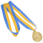 Медаль спортивна зі стрічкою HIT SP-Sport C-3170 золото, срібло, бронза 2