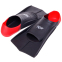 Ласты для тренировок в бассейне короткие с закрытой пяткой CIMA PL-6090-02 размер 30-44 черный-красный 2