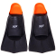 Ласты для тренировок в бассейне короткие с закрытой пяткой CIMA PL-6090-04 размер 30-44 черный-оранжевый 0