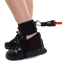 Лямки с петлей для ног Zelart FI-6953 цена за 1 шт, в комплекте 2шт, цвет черный 6
