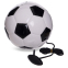 М'яч футбольний тренажер SP-Sport OFFICIAL FB-6883-3 №3 PU чорний-білий 4