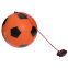 Мяч футбольный тренажер SP-Sport FB-6884 №5 PU оранжевый-черный 0