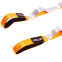 Лента стропа с петлями для растяжки Stretch Strap Zelart FI-6666 10 петель серый-оранжевый 0