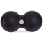М'яч масажний кінезіологічний подвійний Duoball ZELART FI-6664 чорний 0
