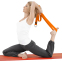 Ремень для йоги SP-Sport FI-6975-8 183x3,8см оранжевый-голубой 4