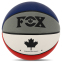 Мяч баскетбольный PU FOX BA-8975 №7 синий-красный-белый 0