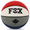 М'яч баскетбольний PU FOX BA-8975 №7 синій-червоний-білий 3