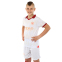 Форма футбольна дитяча із символікою футбольного клубу MANCHESTER CITY гостьова 2024 SP-Planeta CO-6338 6-14 років білий-бордовий 5