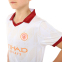 Форма футбольна дитяча із символікою футбольного клубу MANCHESTER CITY гостьова 2024 SP-Planeta CO-6338 6-14 років білий-бордовий 6