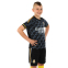 Форма футбольна дитяча із символікою футбольного клубу REAL MADRID гостьова 2024 SP-Planeta CO-6351 6-14 років чорний 3