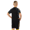 Форма футбольна дитяча із символікою футбольного клубу REAL MADRID гостьова 2024 SP-Planeta CO-6351 6-14 років чорний 7