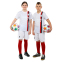 Форма футбольна дитяча із символікою футбольного клубу AC MILAN гостьова 2024 SP-Planeta CO-6352 6-14 років білий 10