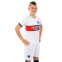 Форма футбольна дитяча із символікою футбольного клубу PSG гостьова 2024 SP-Planeta CO-6329 6-14 років білий 3
