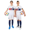 Форма футбольна дитяча із символікою футбольного клубу PSG гостьова 2024 SP-Planeta CO-6329 6-14 років білий 10