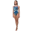 Купальник для плавания слитный спортивный женский ARENA W TULUM AR2A676-80 голубой 6