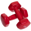 Гантель для фитнеса с виниловым покрытием Zelart FI-2825-2 1шт 2кг красный 5