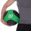 М'яч медичний медбол Zelart Medicine Ball FI-2824-7 7кг чорний 2