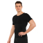 Футболка коригуюча чоловіча компресійна, що стягує, SIBOTE ST-2094 S-3XL чорний 2