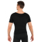 Футболка коригуюча чоловіча компресійна, що стягує, SIBOTE ST-2094 S-3XL чорний 3