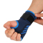 Фиксатор запястья эластичный спортивный с фиксирующим ремнем SIBOTE ST-7442 One size 1шт черный-синий 1