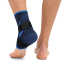 Бандаж на гомілковостоп еластичний з фіксуючим ременем (фіксатор кісточки) SIBOTE ST-7444 розмір S-XL 1шт чорний-синій 2