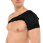 Бандаж для плеча компрессионный фиксатор плечевого сустава Shoulder Support SIBOTE ST-7493-L левый 1шт черный 0
