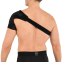 Бандаж для плеча компрессионный фиксатор плечевого сустава Shoulder Support SIBOTE ST-7493-L левый 1шт черный 2
