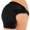 Бандаж для плеча компрессионный фиксатор плечевого сустава Shoulder Support SIBOTE ST-7493-L левый 1шт черный 3