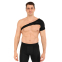 Бандаж для плеча компрессионный фиксатор плечевого сустава Shoulder Support SIBOTE ST-7493-L левый 1шт черный 6