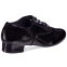 Взуття для бальних танців чоловіче Стандарт Zelart DN-3680 розмір 34-45 чорний 1