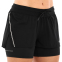 Шорти спортивні подвійні 2 в 1 жіночі Joma R-NIGHT 901830-100 S-2XL чорний 2