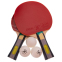 Набор для настольного тенниса GIANT DRAGON KARATE P40+4* MT-6546 2 ракетки 3 мяча чехол 0
