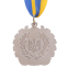 Медаль спортивная с лентой UKRAINE с украинской символикой SP-Sport C-3162 золото, серебро, бронза 4