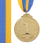 Медаль спортивна зі стрічкою FAME SP-Sport C-3164 золото, срібло, бронза 0