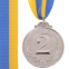Медаль спортивна зі стрічкою FAME SP-Sport C-3164 золото, срібло, бронза 3