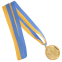 Медаль спортивная с лентой ZING SP-Sport C-3169 золото, серебро, бронза 2