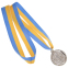 Медаль спортивная с лентой ZING SP-Sport C-3169 золото, серебро, бронза 5