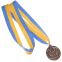 Медаль спортивная с лентой ZING SP-Sport C-3169 золото, серебро, бронза 8