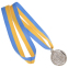 Медаль спортивна зі стрічкою SP-Sport VICTORY  C-3169 ø5см золото, срібло, бронза 5